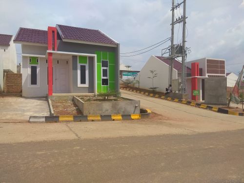 foto tampak rumah tipe 48 TAPAK perumahan PERMATA ASRI 2