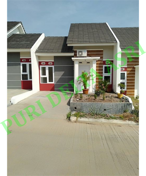 foto tampak rumah tipe 36/72 perumahan Puri Delta Asri 7