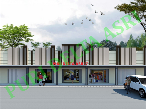 foto tampak rumah tipe Ruko 30/48 perumahan Puri Delta Asri 7