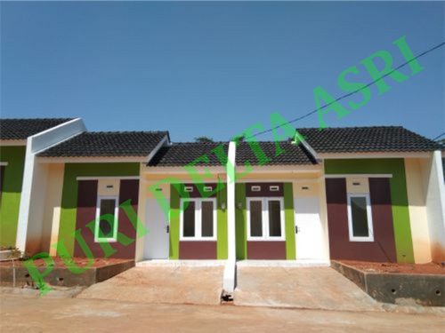 foto tampak rumah tipe 30/72 perumahan Puri Delta Asri 8