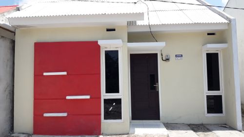 foto tampak rumah tipe 36 perumahan Sinar Bali Regency