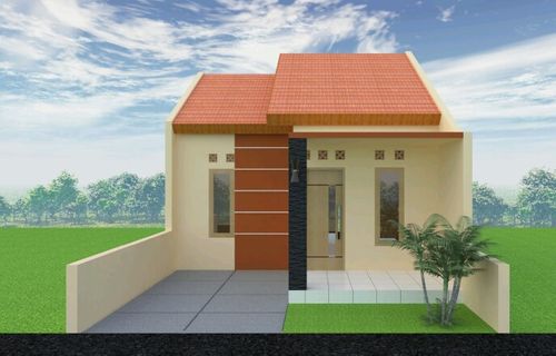 foto tampak rumah tipe 30 perumahan WIJAYA GRAHA VILLAGE