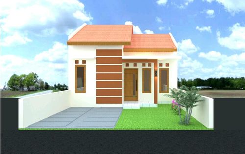 foto tampak rumah tipe 36 perumahan WIJAYA GRAHA VILLAGE