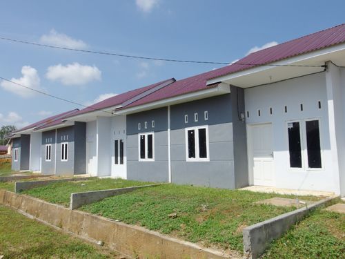 foto tampak rumah tipe 36 perumahan GRIYA HARAPAN BARU 