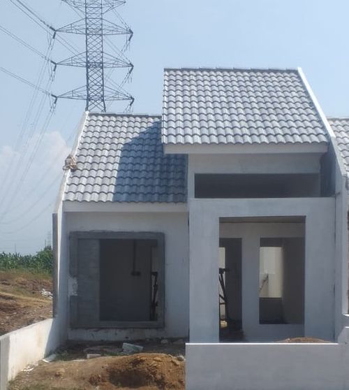 foto tampak rumah tipe 36/60 PREMIUM perumahan DEWE RESIDENCE BEJI