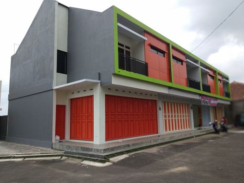 foto tampak rumah tipe Ruko perumahan PELANGI RESIDENCE