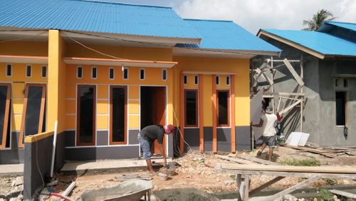 foto tampak rumah tipe 36 perumahan Graha Cenderawasih Permai 4