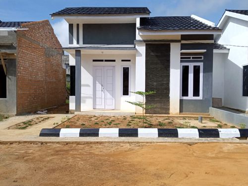 foto tampak rumah tipe 36 perumahan VILLA FAZS VALLEY