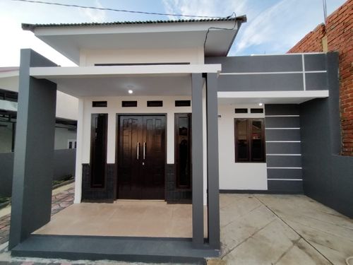 foto tampak rumah tipe Aqwa Mulia Residence Komersil perumahan AQWA PERMAI RESIDENCE