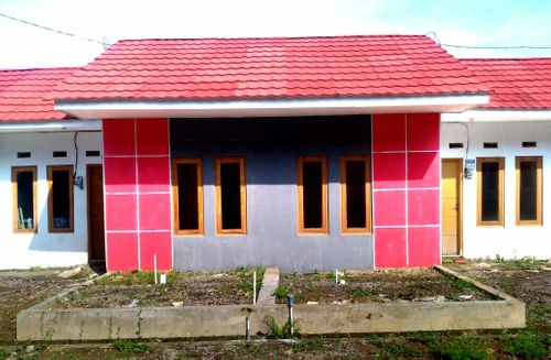 foto tampak rumah tipe 32/60 perumahan BUMI CENGKLIK ASRI