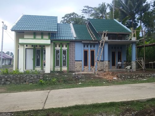 foto tampak rumah tipe 45/84 perumahan Pelita Asri Tengaran