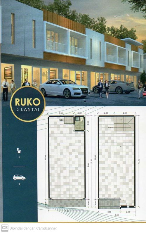 foto tampak rumah tipe komersial perumahan Grand kencana pasuruan