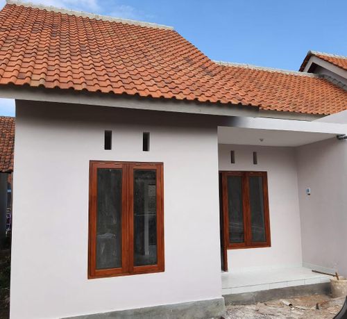 foto tampak rumah tipe 36/84 perumahan Boanawa Residence