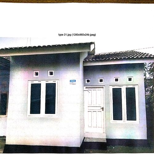 foto tampak rumah tipe 21/81 perumahan GRIYA JATI PERMAI II