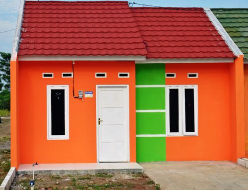foto tampak rumah tipe Hunian Nyaman perumahan PERUM GRASIMA REGENCY 