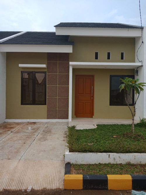 foto tampak rumah tipe PZR-A perumahan PERMATA ZAMRUD RESIDENCE 