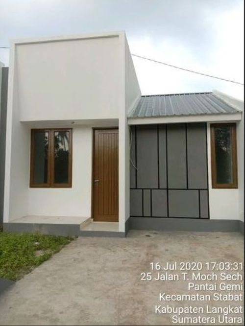 foto tampak rumah tipe 36 perumahan PERUMAHAN GRAND PERMATA RESIDENCE
