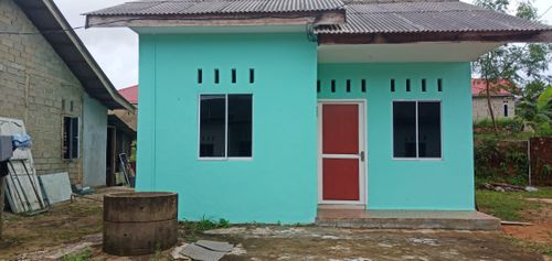 foto tampak rumah tipe 36 perumahan Kenangan jaya 6