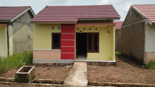 foto tampak rumah tipe 36/90 perumahan Griya Permata Asri 2
