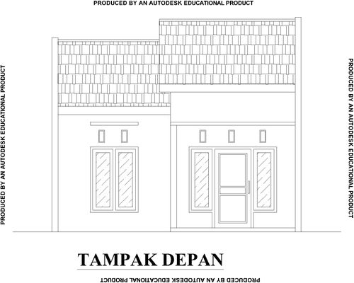 foto tampak rumah tipe subsidi perumahan BRANGGAHAN REGENCY