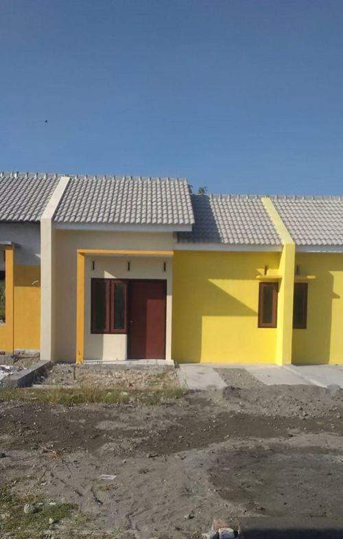 foto tampak rumah tipe Asri 30/60 - 2018 perumahan Griya Mejayan Asri