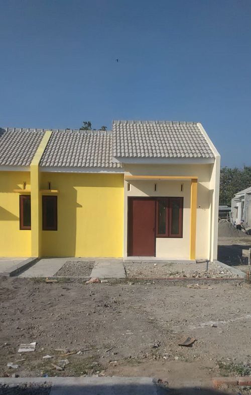 foto tampak rumah tipe Asri 30/60 - 2020 perumahan Griya Mejayan Asri