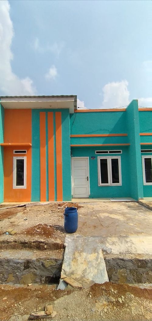 foto tampak rumah tipe Standart perumahan D'Mutiara Residence Sodong