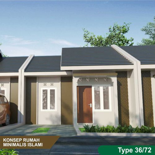 foto tampak rumah tipe 36/72 perumahan Griya Gumiwang Panyawungan
