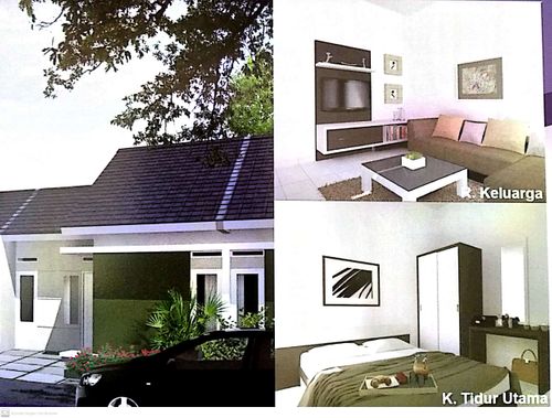 foto tampak rumah tipe CIGALUMPIT perumahan CIGALUMPIT REGENCY