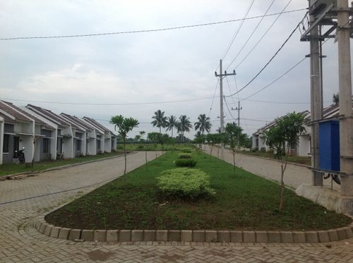 foto tampak rumah tipe PGM  perumahan PANCA GARDEN MALANG