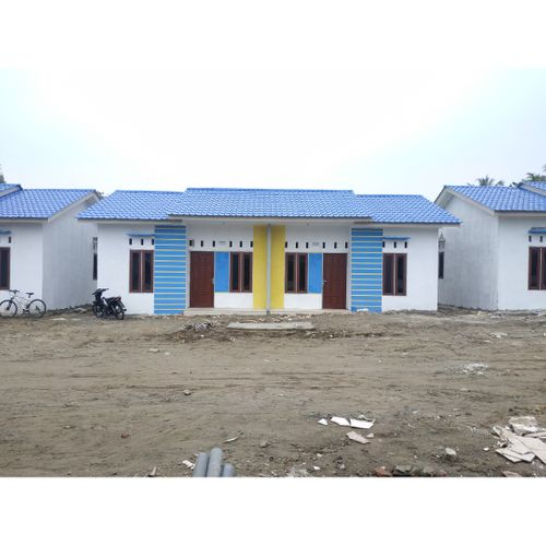 foto tampak rumah tipe 36/91 perumahan Romeby Lestari Tahap IV