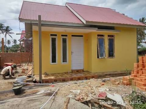 foto tampak rumah tipe 36 perumahan PADANG AUA PERMAI