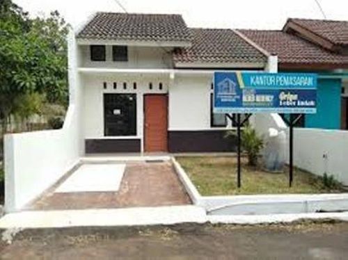 foto tampak rumah tipe 31/72 perumahan Pesona Beber Regency
