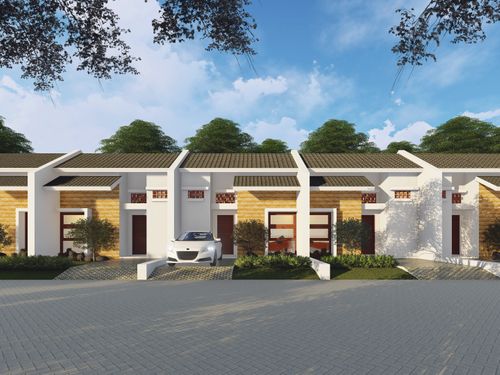foto tampak rumah tipe 30 perumahan MAHAMERU RESIDENCE