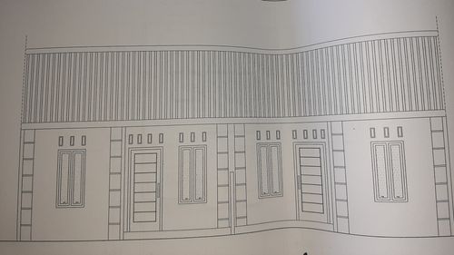 foto tampak rumah tipe 36/91 perumahan BUKIT MERPATI PUTIH TAHAP II
