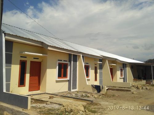 foto tampak rumah tipe 36/72 perumahan PURI PESONA ZARINDAH TAHAP 5
