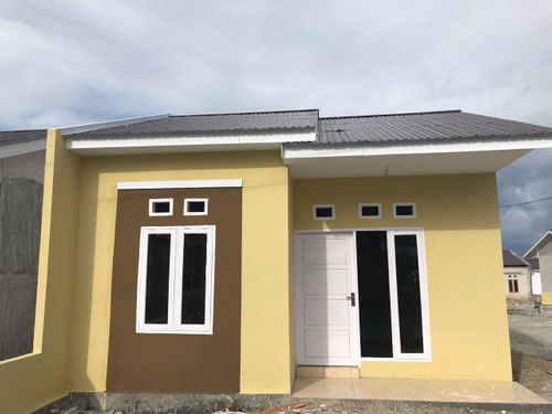 foto tampak rumah tipe 36 perumahan GREEN GARDEN REGENCY 