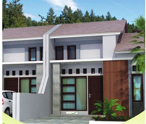 foto tampak rumah tipe 38/72 perumahan Pesona Beber Regency