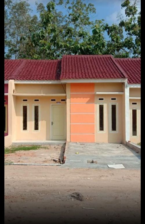 foto tampak rumah tipe 36 perumahan KARYA PRIMA RESIDENCE