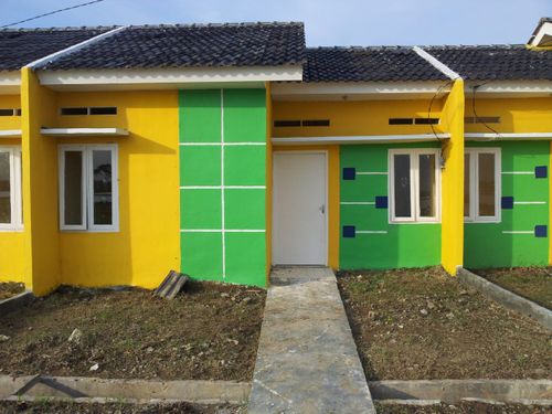 foto tampak rumah tipe SPR TII perumahan Star Perdana Residence