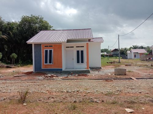 foto tampak rumah tipe 36 perumahan ARRAFAK RESIDENCE BUMI AYU 1