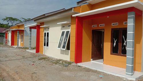 foto tampak rumah tipe 36 perumahan AR - RAYYAN RESIDENCE