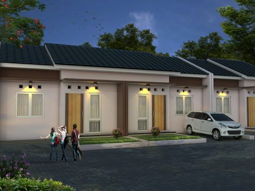 foto tampak rumah tipe 36 perumahan Bukit Sidabowa Asri