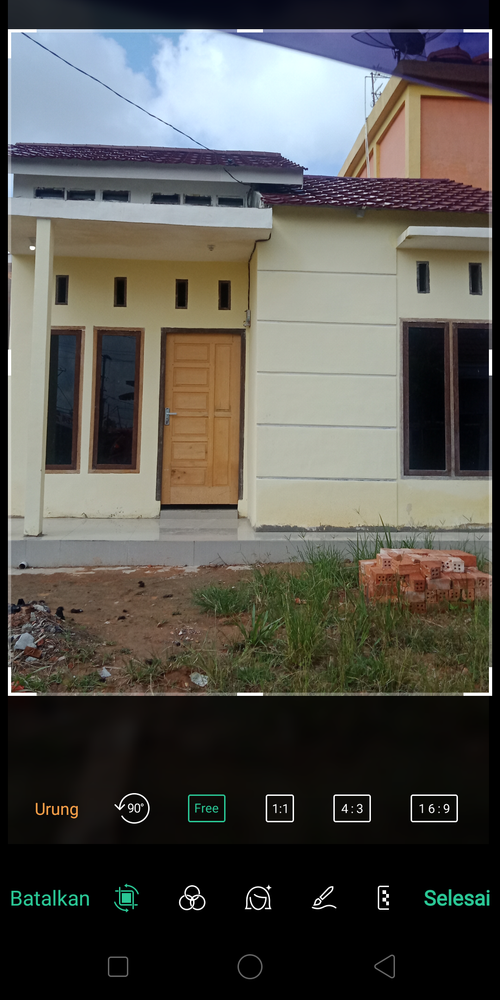 foto tampak rumah tipe 36 perumahan Edelweiss Regency 2