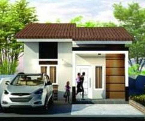 foto tampak rumah tipe 36/140 perumahan Katnis Royal Residence