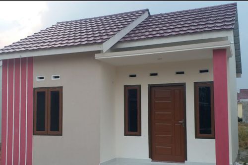 foto tampak rumah tipe 36/100 perumahan Kaisar Residence
