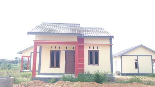 foto tampak rumah tipe 36 perumahan BERKAT MULIA RESIDENCE II
