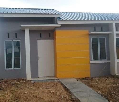 foto tampak rumah tipe 28/72 perumahan KOMPLEK. PERUMAHAN KOTAMAS MARINA  