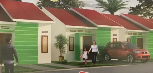 foto tampak rumah tipe 36 perumahan GREEN ANDUONOHU
