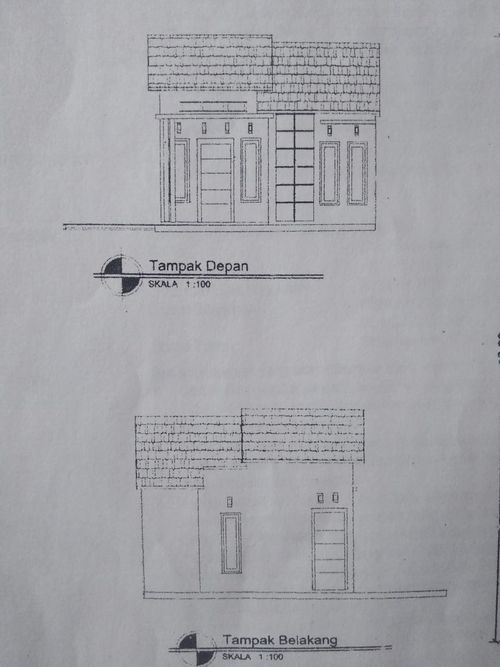 foto tampak rumah tipe 36 perumahan Hafis jaya 3